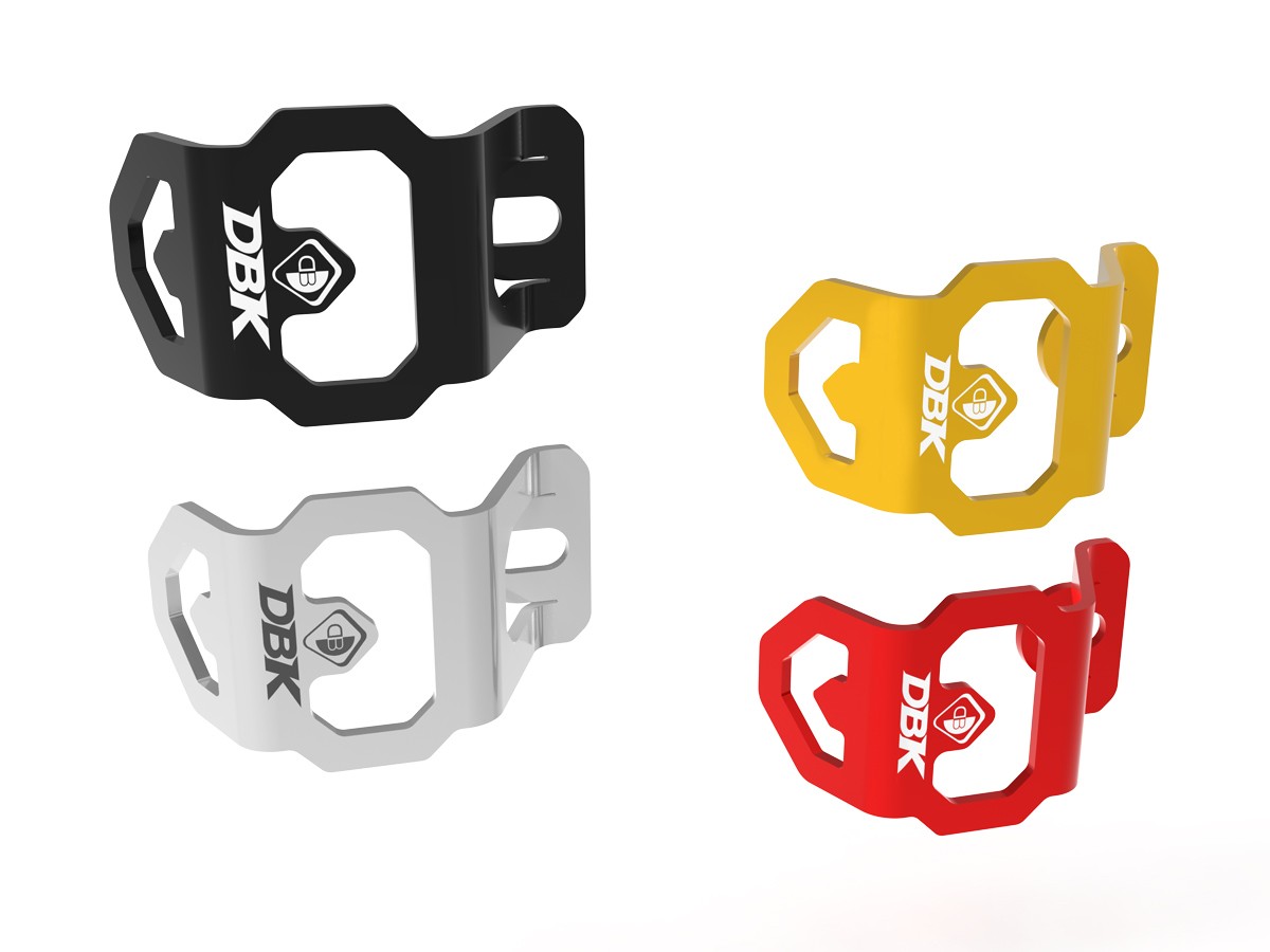 DBK Special Parts (Ducabike) Aluminum Rear Brake Reservoir Protector - Type 1 DBK Special Parts (Ducabike) Aluminum Rear Brake Reservoir Protector - Type 1